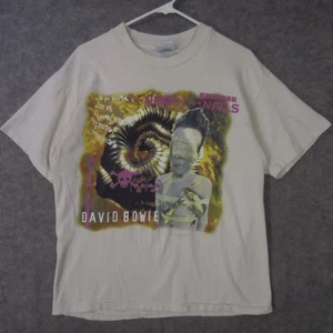 Vintage Nine Inch Nails David Bowie Shirt Herren Large 1995 Tour Made USA 90s - Bild 1 von 10