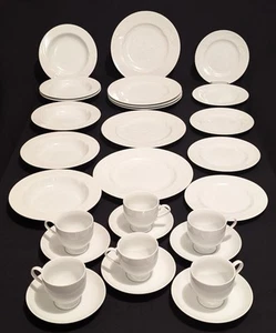 Vtg 29 Pcs Mikasa Classic Flair Calia Lily Fine China Serving For 6 Dinner Set - Picture 1 of 13