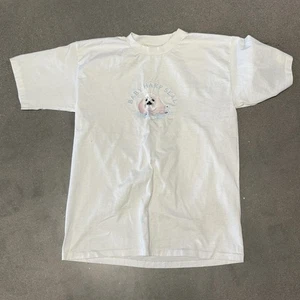 Tierra vintage A. Camiseta Wear Baby Harp Seal XL EE. UU. Algodón Eco Reciclado Años 90 De Colección - Imagen 1 de 7
