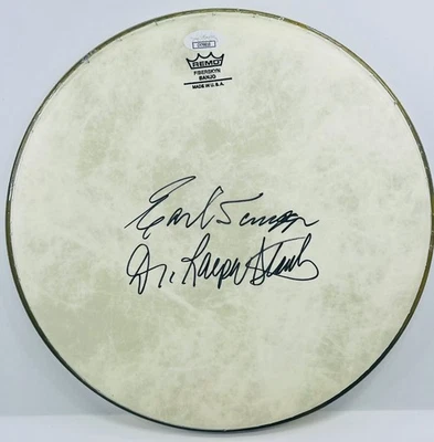 EARL SCRUGGS DR RALPH STANLEY Signed Autograph 11" Banjo Head JSA COA - Image 1 of 3