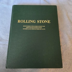 ROLLING STONE MAGAZINE BOUND VOLUME BOOK Issue 171-180 10/10 1974 thru 2/13 1975 - Picture 1 of 17