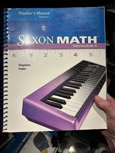 Saxon Math Intermediate 4 Teacher Edition Volume 1 Only - Picture 1 of 4