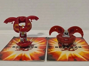 Bakugan Serie Spindel Pyrus Vestroia 480G und Red Ravenoid 430g ohne Karton 021 - Bild 1 von 3