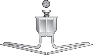 Anclaje de pared Hillman 5106 grande con palanca pop 5/8 pulgadas con tornillos (pack de 6) - Imagen 1 de 1