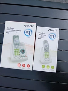 LOTE DE 2 "VTech CS6719 Teléfono Inalámbrico - TOTALMENTE NUEVO - Identificador de Llamadas - Imagen 1 de 4