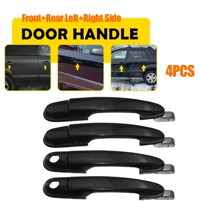 Puerta exterior exterior para Hyundai Tucson 4x manija negra izquierda derecha delantera y trasera Foto 1 de 4