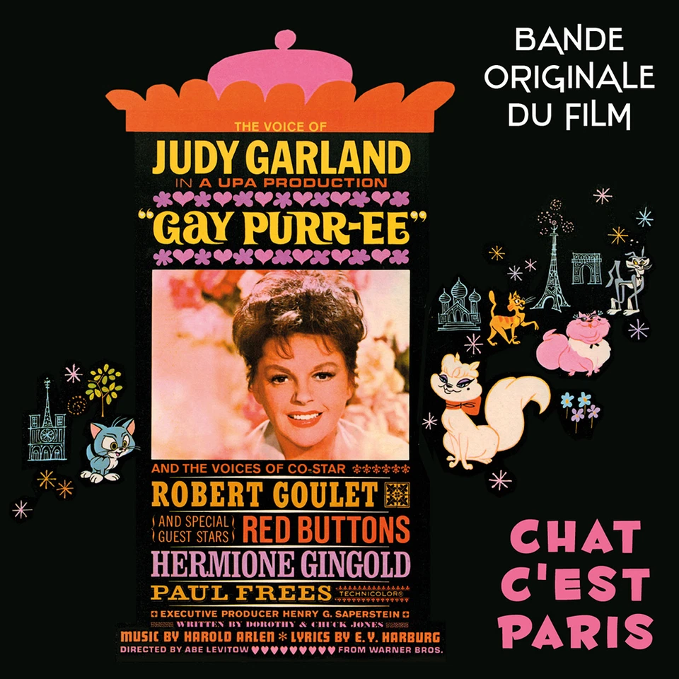 CD Gay Purr-ee (Chat c'est Paris) - Bande Originale du Film - BOF - Judy Garland - Photo 1/1
