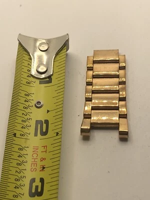 Piezas de reloj Michael Kors correa parcial eslabones sin cierre oro rosa 18 mm PJ417 Foto 1 de 4