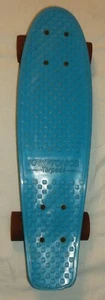 KRYPTONICS TORPEDO SKATEBOARD BLUE PLASTIC VINTAGE SMALL 22 x 6 INCH ORIGINAL - Picture 1 of 9