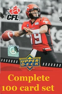 2015 Upper Deck CFL Complete 100 card set - Bild 1 von 1