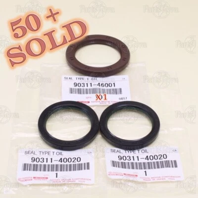 Juego de sellos de manivela delantera y leva originales 93-05 Toyota Lexus para Supra GS300 IS300 Foto 1 de 4