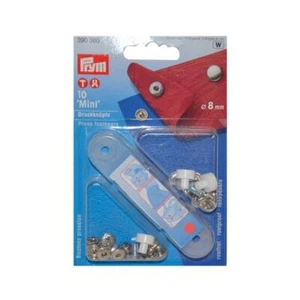 Prym Metal Snap Fasteners - 8mm Silver #390360 - Picture 1 of 1