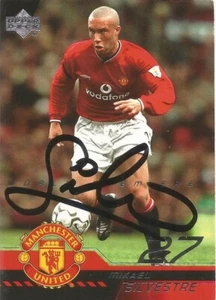 MIKAEL SILVESTRE SIGNED MAN UNITED UPPER DECK TRADING CARD+COA - Picture 1 of 1