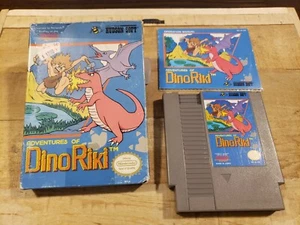 Adventures of Dino-Riki (Nintendo, 1989) NES Complete With Box And Manual CIB - Picture 1 of 9