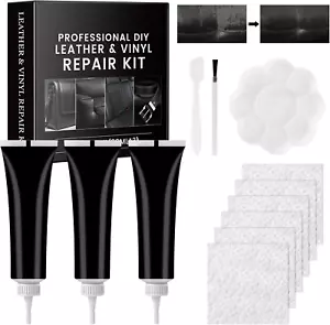® Riparazione Pelle Auto, Kit Riparazione Pelle, Restauratore Liquido per La Pel - Foto 1 di 12
