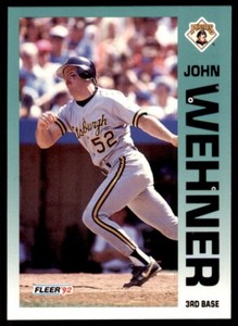 1992 Fleer John Wehner Baseball Cards #573