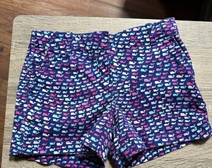 Girl's VINEYARD VINES Size 10 Navy With Bright Whales shorts - Picture 1 of 3