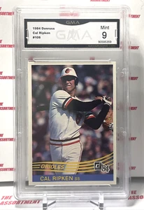 🔥 1984 DONRUSS #106 CAL RIPKEN JR. ORIOLES HOF GMA 9 MINT 🔥 - Picture 1 of 3