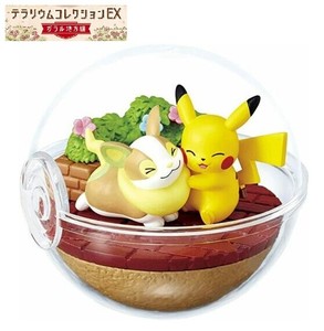 RE-MENT Pokemon Terrarium Collection EX Galar Region Mini Figure Yamper Pikachu