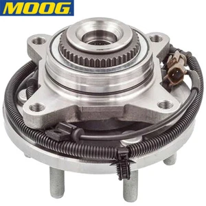 Cojinete y buje de rueda delantera Moog 4x4 para Ford F-150 2015 2016 2017 6 orejetas con ABS - Imagen 1 de 9