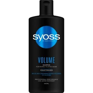 Schwarzkopf SYOSS Volume shampoo 440ml -FREE SHIPPING