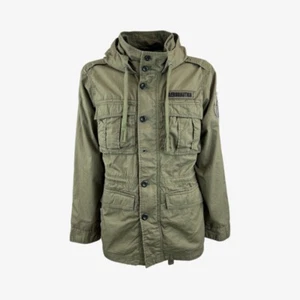 Giubbino Estivo Field jacket Aeronautica Militare AB2212 Verde Militare Taglia 5 - Foto 1 di 3