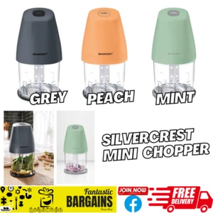 Silvercrest 260W Mini Zerkleinerer mit Turbo Boost Knopf 300ml Gemüse Kräuter Zwiebel Nuss - Bild 1 von 17