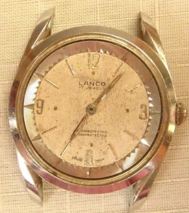 Lanco Swiss Wristwatch 17J Men's Parts or Repair Langendorf Watch Co. - Picture 1 of 3