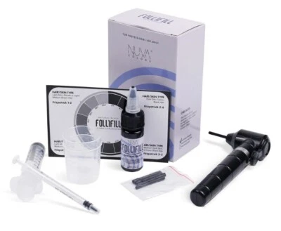 Kit de pigmento de micropigmentación para cuero cabelludo FOLLIFILL natural negro SMP tinta para tatuaje de cabello Foto 1 de 3
