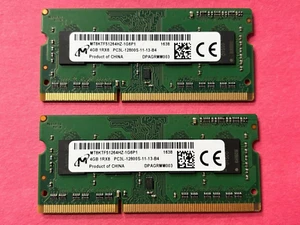 🟥Micron 8GB (2X4GB) 1RX8 PC3L-12800S RAM MEMORY MT8KTF51264HZ-1G6P1 - Picture 1 of 2