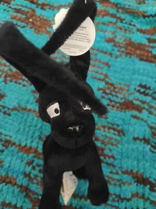 Neopets Gelert schwarzes Stofftier Plüschtier 7 Zoll 2004 mit Etikett - Bild 1 von 6