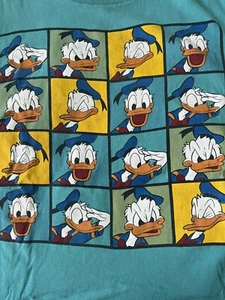 Donald Duck Size XL Walt Disney Designs Personality SS Vintage Graphic T Shirt - Picture 1 of 7