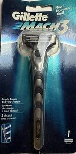 Navaja Gillette Mach 3 Triple Hoja 1999 De Colección Nueva En Tarjeta - Imagen 1 de 2
