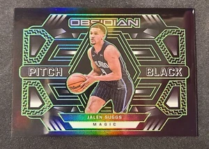 2021-22 Obsidian Jalen Suggs Pitch Black RC Green Electric Etch 11/25 Magic SSP - Picture 1 of 3