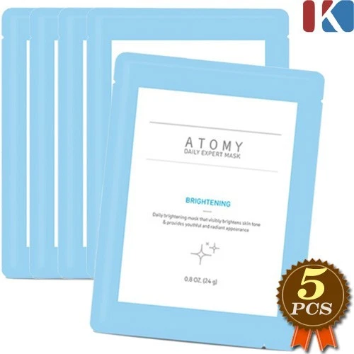 ATOMY Daily Expert Brightening Mask 24g x 5pcs Moisturizing Mask Korean Cosmetic