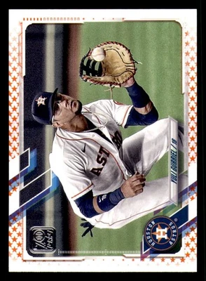 2021 Topps Orange Star 99 Made #147 Yuli Gurriel Houston Astros - Image 1 of 3