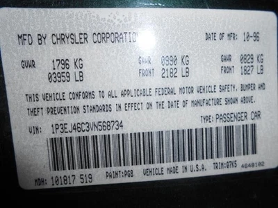 Radiator Fan Motor Fan Assembly Fits 96-00 BREEZE 520805 Foto 1 de 4