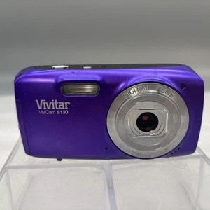 Vivitar ViviCam S130 16.1 MP Digital Camera Purple - Picture 1 of 7