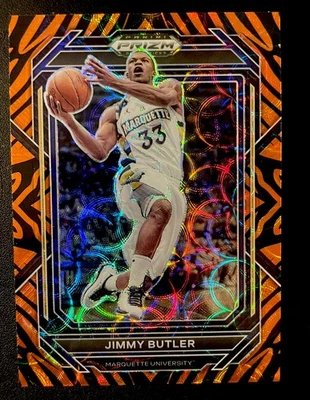 🐅 Selecciones del draft de Panini Prizm 2023 🐅 Jimmy Butler Tiger Stripe Choice 🔥  Foto 1 de 3