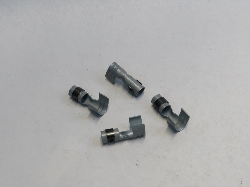 4 extremos terminales de cable de bujía 7 mm golpe y error motor de gas chispa Foto 1 de 1