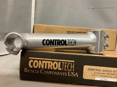 NOS Vintage CONTROLTECH USA oldschool AHEAD stem 150 1" Zoll - 0 deg. ltd silver - Bild 1 von 4