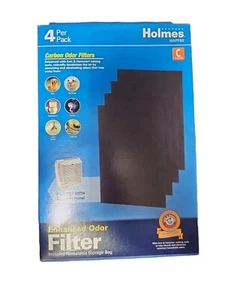 holmes replacement  Carbon odor Filters HAPF60, Filter C, 4 Pack - Picture 1 of 2