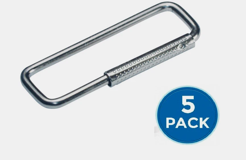 5pk ~ Hillman Split Cable KEY RING Easy Slide Open Backpack Purse Durable - Image 1 of 1