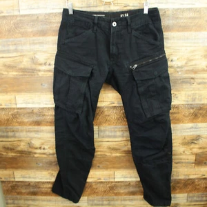G-Star Raw Herren Cargohose Größe 31x29 Reißverschlusstasche Militär - Bild 1 von 10