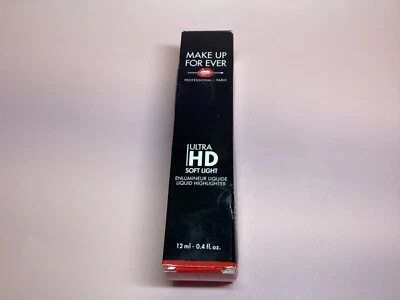 Makeup For Ever Ultra HD Soft Light Liquid Highlighter In 30 Golden Champagne 12 - Image 1 of 4