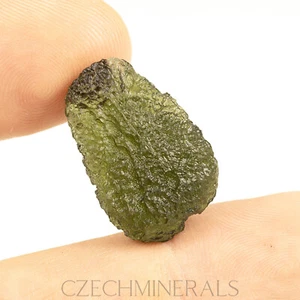 5,89g MOLDAVIT Tektit echt natur Sammelstück A+ Zertifikat #RM594 - Bild 1 von 6