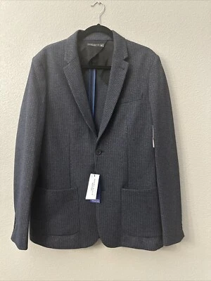 Perry Ellis Motion Suit Jacket Men New 44 Long Navy Slim Fit Stretch - Image 1 of 4