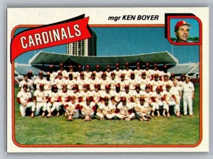Cardinals Team Card Manager Ken Boyer 1980 Topps #244 - Picture 1 of 2