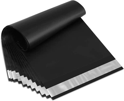 1000 sobres de envío autosellantes negros de polietileno de 14,5 x 19 bolsas de 2,5 mil Foto 1 de 4