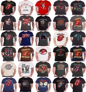 Offizielles T-Shirt The Rolling Stones Band Logo kein Filter Zunge Tour Jagger Herren - Bild 1 von 81